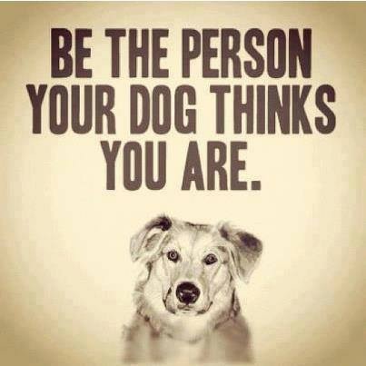 Be the person...